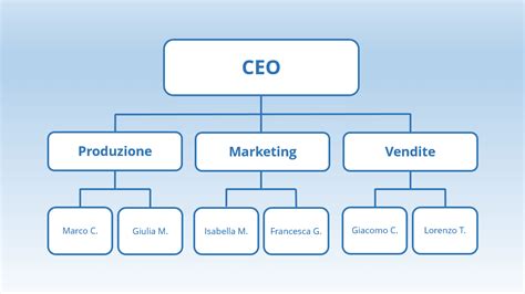 struttura organizzatova di gucci